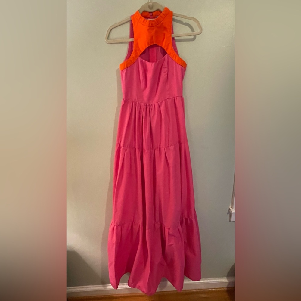 Maxi Dress - Color Block